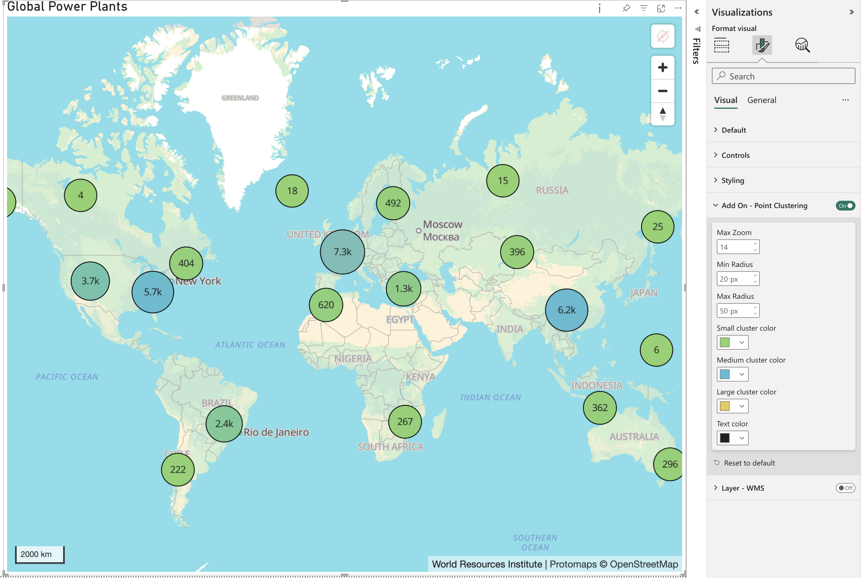 Point Clustering Example